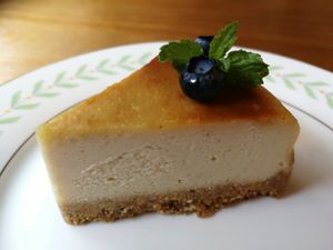 vegan cheesecake at YIPU VEGAN in Taichung