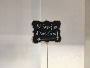 Sign  at Blissful Healthy Vegan Takeaways in Hamilton