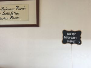 Sign  at Blissful Healthy Vegan Takeaways in Hamilton