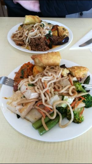 Buffet at Blissful Healthy Vegan Takeaways in Hamilton