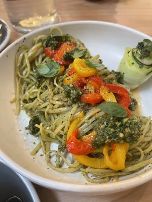 Basil Pesto Linguine   at Back to Eden in Central Singapore