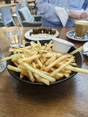 Truffle fries at Back to Eden in Central Singapore