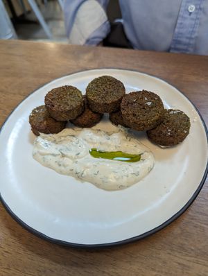 Falafel at Back to Eden in Central Singapore