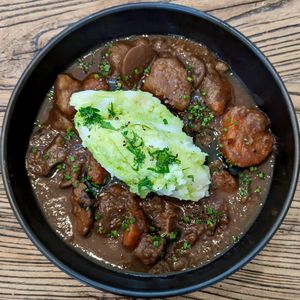 Vegan Hearty Stew with Winter Vegetables at Back to Eden in Central Singapore