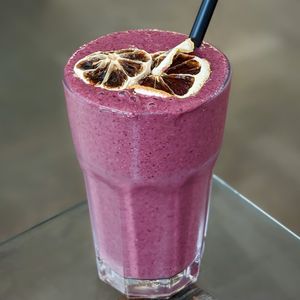 Vegan Purple Smoothie at Back to Eden in Central Singapore