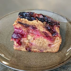 Vegan Plum Cake at Back to Eden in Central Singapore