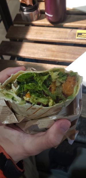 Super wrap with algae at SuperBowl - Midi in Brussels