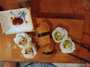 Sushi starter at Sushi Street Café in Marseille