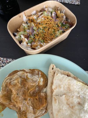 chili cheese naan  at Vegan Dhaba in Birmingham