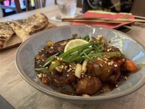 Stir fry   at Vegan Dhaba in Birmingham