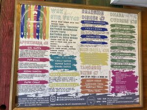   at Vegan Dhaba in Birmingham