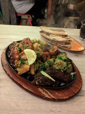 Mixed grill was AMAZING! at Vegan Dhaba in Birmingham