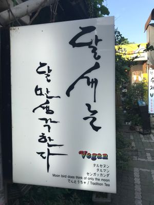 vegan ice cream option! at Vegan Dalsae 달새는달만생각한다 - Maybe closed in Seoul