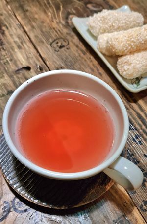 Omija Tea (hot) #Veganuary at Vegan Dalsae 달새는달만생각한다 - Maybe closed in Seoul