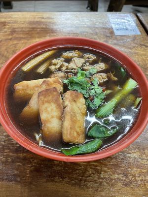 Beef and hand pulled noodles 😍⭐️  at Red Dragon Fruit Burrito in Hengchun