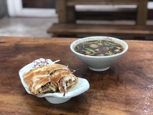 Honey pork burrito   at Red Dragon Fruit Burrito in Hengchun