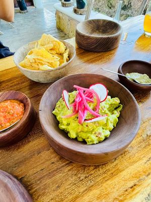 Guacamole at Zapote in El Cuyo