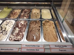 Options at Eisbrunnen - Vegan Ice Cream in Munich