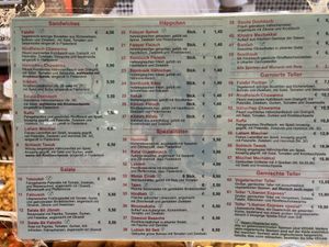 Menu  at Libanon Express in Dusseldorf
