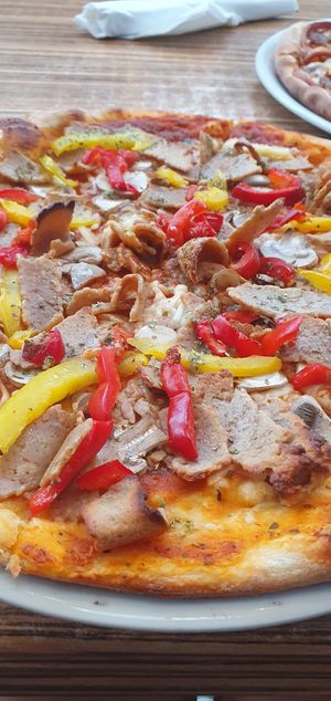 Vegan Pizza Kebab at Mamma Rosa IKAST in Ikast