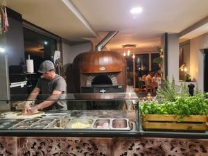 Where the magic happens. at A Tal da Pizza in Sao Joao Da Madeira