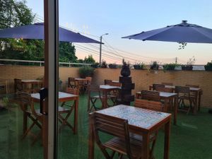 The space outdoors. at A Tal da Pizza in Sao Joao Da Madeira