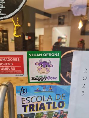 As seen here! 😉🐮💜 at A Tal da Pizza in Sao Joao Da Madeira
