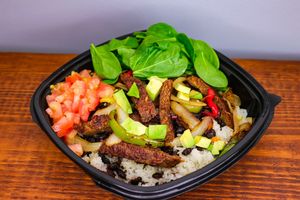 Vegana Bowl at Cubanito Express in Riverside