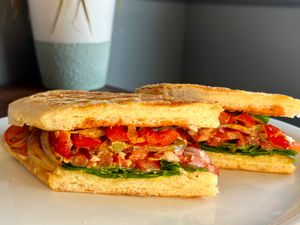 Veggie Sandwich at Cubanito Express in Riverside