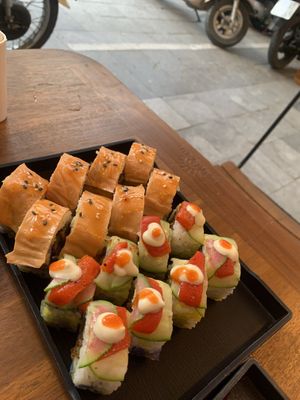 No 2 and No 9  at SushiLAB in Hanoi