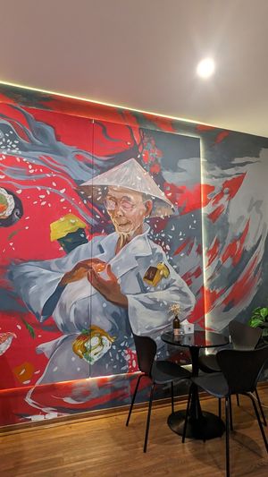 Interior at SushiLAB in Hanoi