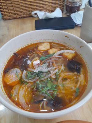 Bun hue noodle soup at Khai Tâm  in Ho Chi Minh City