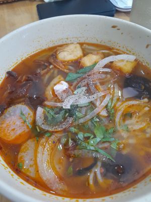 Bun hue noodle soup at Khai Tâm  in Ho Chi Minh City