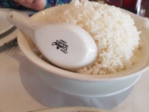 Boiled rice at Kam Sang  in Scarborough