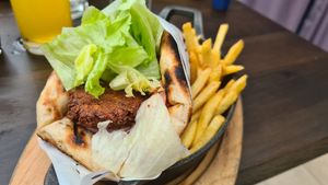 Gourmet Pita vegan at Hellas Taverna in Untermeitingen