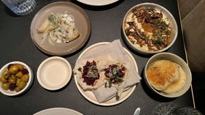 Vegan set menu  at Maha Restaurant in Melbourne