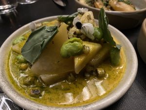 kohlrabi   at Maha Restaurant in Melbourne