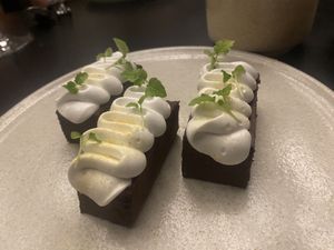 Choc mud cake   at Maha Restaurant in Melbourne