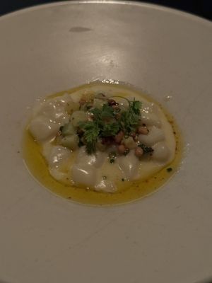 Garlic dumplings  at Maha Restaurant in Melbourne