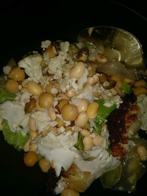 cauliflower salad at Maha Restaurant in Melbourne