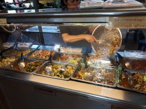 Buffet Food at Tawanthong Restaurant and Shop in Khon Kaen