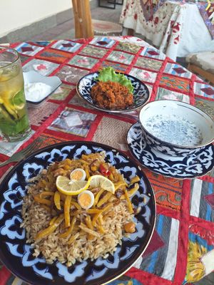  at Art Cafe Norgis in Samarkand