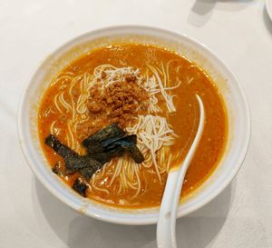 Soup Noodle in Sichuan Style 擔擔麵 (Vegan) at Kung Tak Lam - 功德林 - Causeway Bay in Hong Kong Island