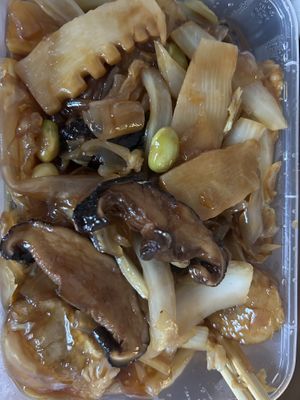 My delicious stir fry casserole   at Kung Tak Lam - 功德林 - Causeway Bay in Hong Kong Island