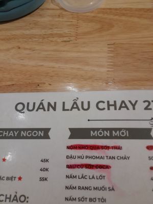 Name at Lẩu Chay Đồng Giá 40k Người in Ho Chi Minh City