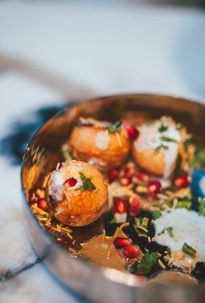 Dahi Poori Chaat at Veg Nation  in Utrecht