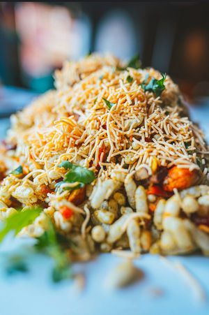 Bhel Poori - Chaat at Veg Nation  in Utrecht