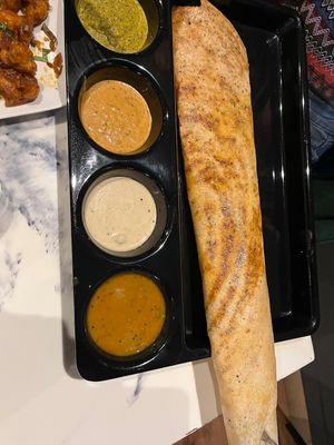 Vegan chili cheese dosa  at Veg Nation  in Utrecht