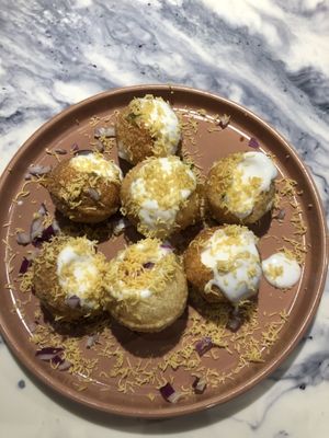 dahi puri #Veganuary at Veg Nation  in Utrecht