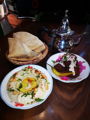 Hummus and Falafel at DOH - Comptoir Libanais  in Doha